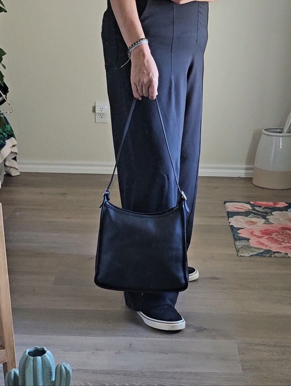 Coach Vintage Legacy 1990's Black Leather Hobo Bag